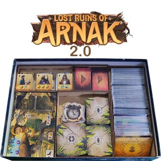 Inserto Compatible con LAS RUINAS PERDIDAS DE ARNAK 2.0 (base + Expansión 1 + Expansión 2)