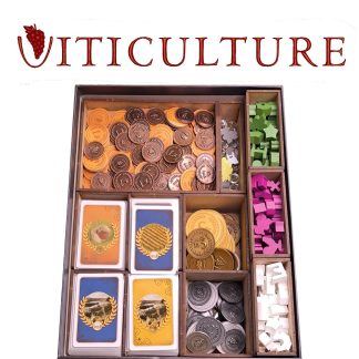 Inserto Compatible con VITICULTURE (Base + Exp. Tuscany + Exp. Visitantes del Páramo + Exp. Visitantes del Valle del Rin)